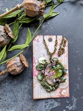 Pagan Forest Art Necklace OOAK