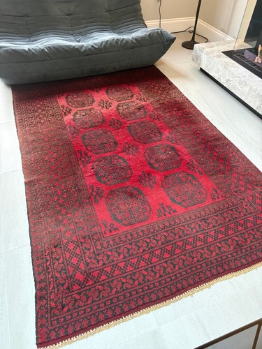 Afghan hand knotted - ,