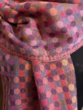 Boiled Wool patterned scarf