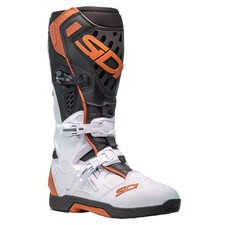 SIDI CROSSAIR CE Motorcycle BOOTS WHITE/BLACK/BRONZE SIZE 43