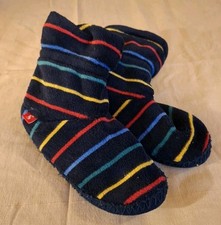 JOULES Navy Striped Bootie