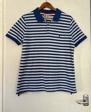 Musto Blue White Stripe Polo