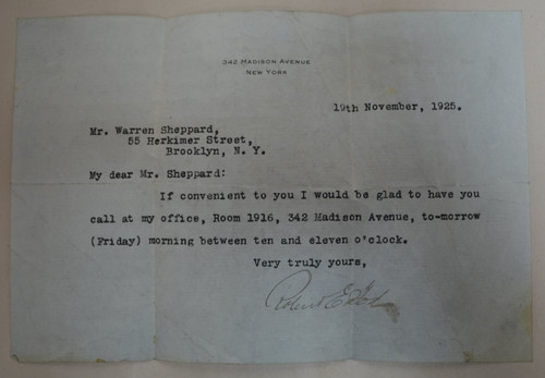 Robert tod autographed - robert, e.