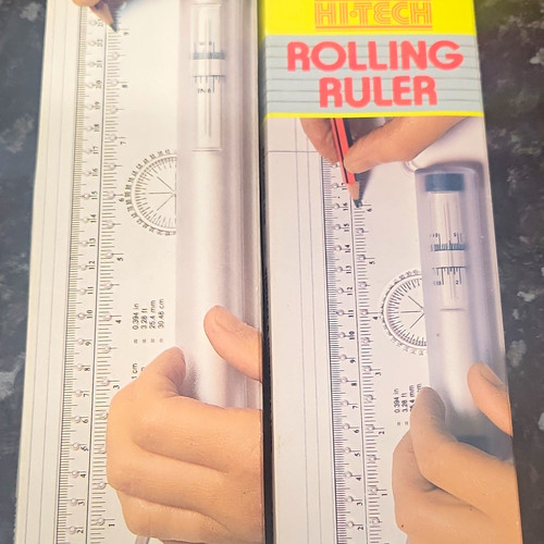 Tech rolling ruler - hi-tech, ruler,