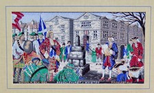 1964 Brocklehurst  Woven Silk Picture "Bonnie Prince Charlie"  stevengraph style