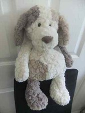 15" LARGE TAN GREY CREAM PUPPY