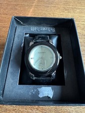 Ladies/Gents FAHRENHEIT Black Enamelled Watch W1624/16