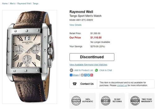 Raymond weil men - weil, men's
