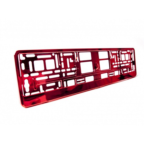 Glossy red number - glossy,
