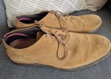 Mens shoes Timberland Earth Keepers tan suede lace shoes size 10.5 anti fatigue 