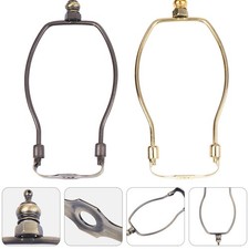 2 Pcs Alloy Plated Lampshade