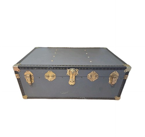 Vintage grey brass steamer - grey,