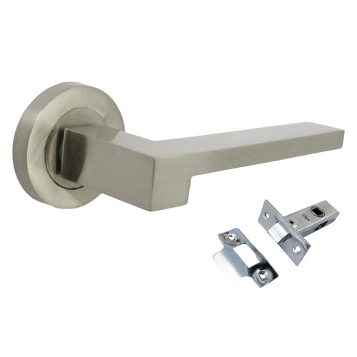 Uno door handle modern satin - uno-3,