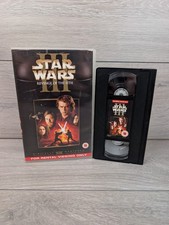 Star Wars Revenge of the Sith VHS Video Tape Episode III EX rental big box rare!