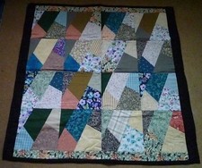 Scrappy Handmade Lap Quilt - 1