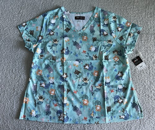 Koi artists scrub top - koi,