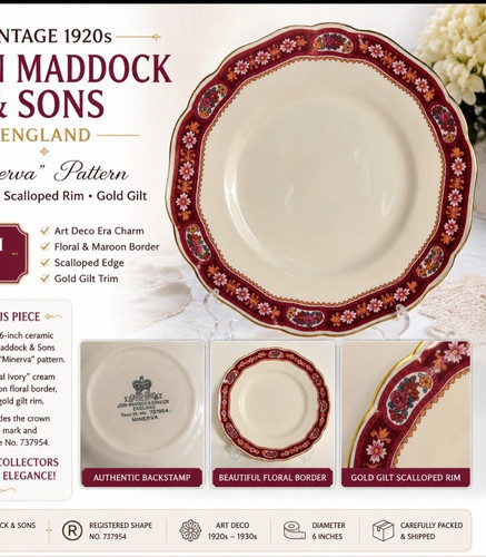 Vintage 1920s john maddock - 1920s,