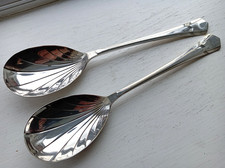 2 vintage silver plated