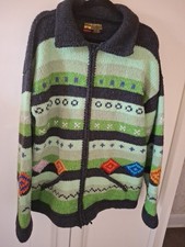 Ecuador Knitwear Fabulous  For Winter .  Size 44  Striking Pattern/Colours.