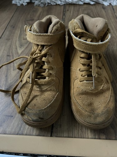 Suede nike air force one - air, tan