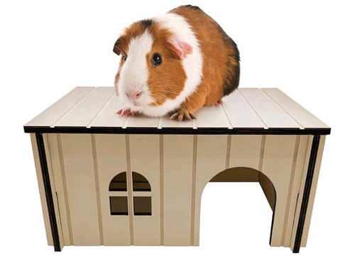 Medium wooden pet house - ,