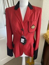 Bnwt Red Kingsland Show jump Jacket 36(12) Rrp£395