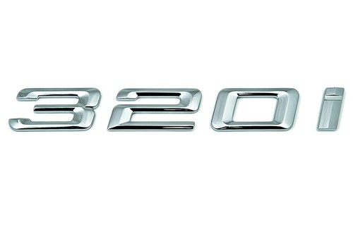 Bmw genuine rear emblem 320i - rear,