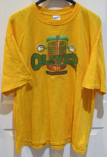 Oliver 70 Tractor Men's T-shirt Gildan size 2XL yellow Farm equipment