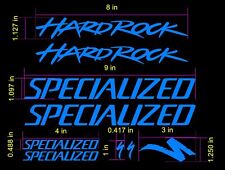 Specialized Hard Rock Classic Vintage Bike Frame Decal Set. Lots of colors!