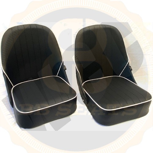 Pair vintage tipping bucket - bb,