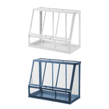 Greenhouse for Plants Indoor & Outdoor Herb Garden Compact Steel Frame 45 cm