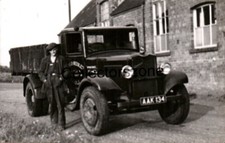 1930's Hull Building Contractor & His Truck real photo postcard unposted