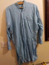 Vintage Western Style Cowboy Shirt Long Collarless Approx 40 Chest