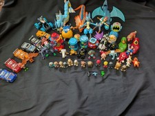 Big Toy Bundle – Pokémon, Superheroes, Cars, Dinosaurs & More – 60+ Toys – Used