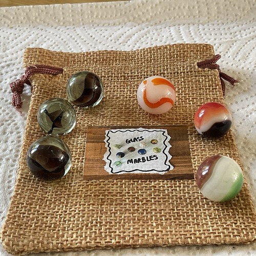 Vintage lot glass marbles - lot,