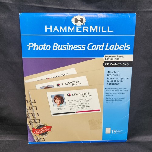 Hammermill photo business - business, card