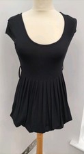 Select Ladies ~Black Dress with waistband hem~Size 12