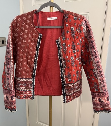 Mango suit quilted jacket size - mango,