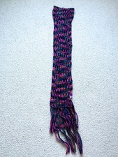 Therapy house of fraser pink and blue knitted scarf brand new