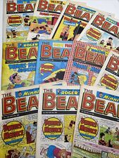 11 x BEANO COMICS  Consecutive Issues Job Lot  1989 - Vintage 80s Nostalgia