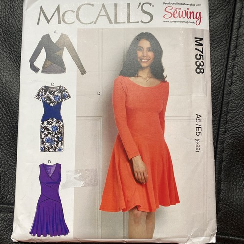 Mccalls sewing pattern 7538 - mccalls,