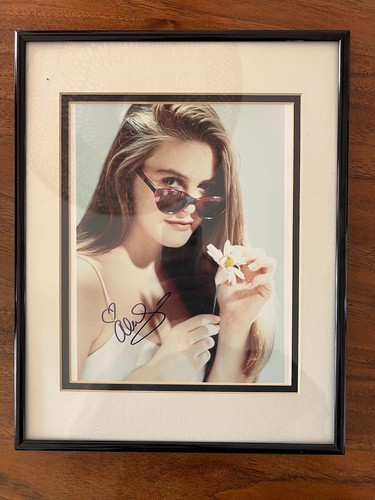 Alicia silverstone signed 8x10 - signed,