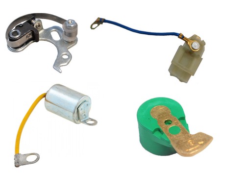 Points condenser rotor - condenser, set