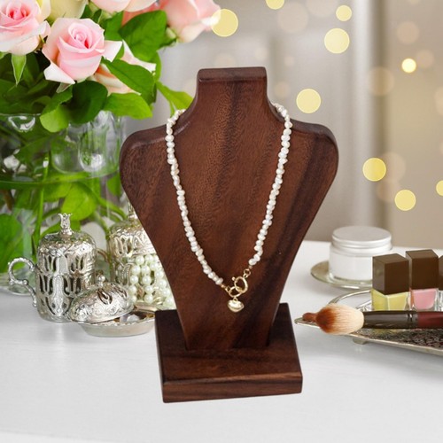 Wooden necklace holder storage - wooden,