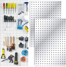 2 Pcs Pegboard, Metal Pegboard