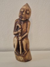 African Warthog Tusk Carving Fetish Ornament