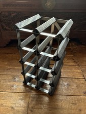 8 BOTTLE WINE RACK - Wood and