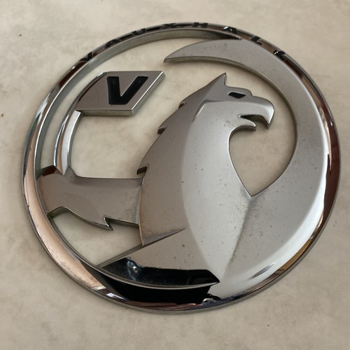 Used vauxhall boot badge black - used,