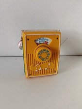Vintage Fisher-Price Toys Music Box Pocket Radio 1970s “The Mulberry Bush”