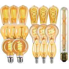 E27/E14 LED Vintage Edison Lamp Filament Light Bulb Antique Retro Bulbs